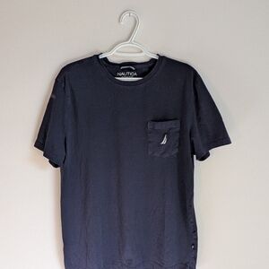 Nautica Black Short Sleeve Tee